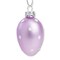 Lillian Vernon Pastel Frost Glass Easter Egg Ornaments - Set of 12, Holiday Home Decor, Spring Mini Tree Decorations, Outdoor & Indoor Use, 1.5 Inches x 2 Inches, 6 Colors